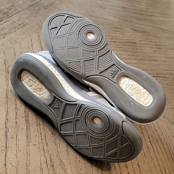 Stella Mccartney size 7 gray hightop training shoe vibe sonic🤍 - Picture 7 of 10